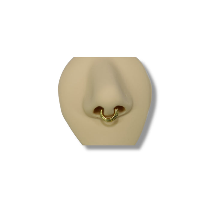 Piercing Multi-Anneaux Clipsable Or - Acier Inoxydable ✨