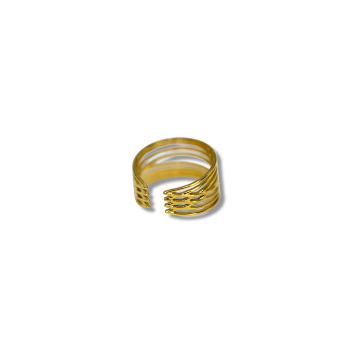 Bague ajustable en acier inoxydable ✨