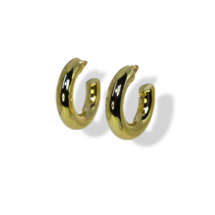 Boucles d’oreilles créoles Argent - Grand modèle en acier inoxydable ✨