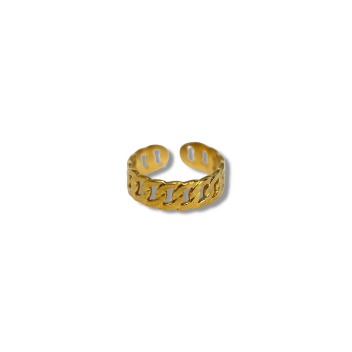 Bague ajustable en acier inoxydable ✨