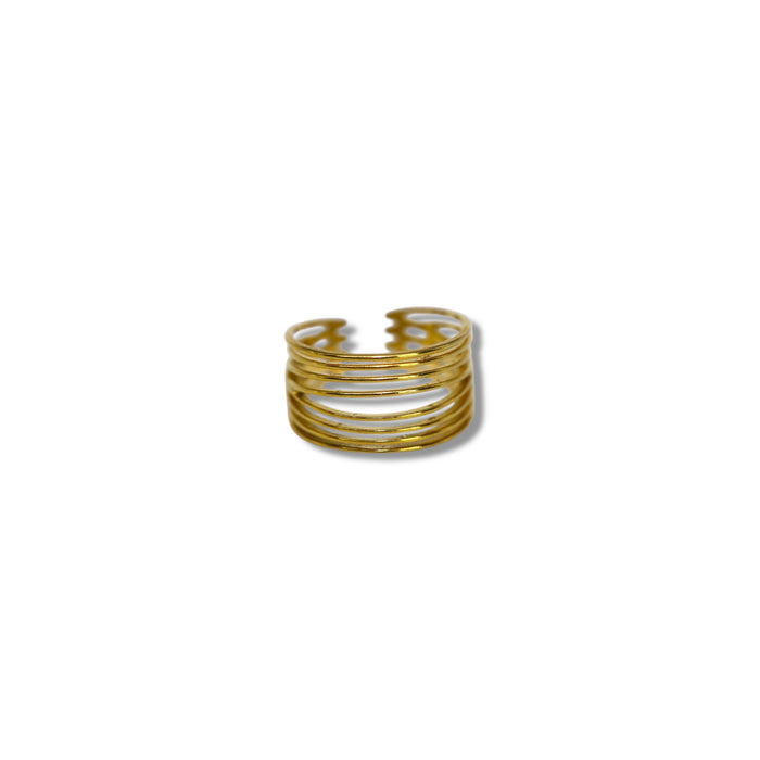 Bague ajustable en acier inoxydable ✨