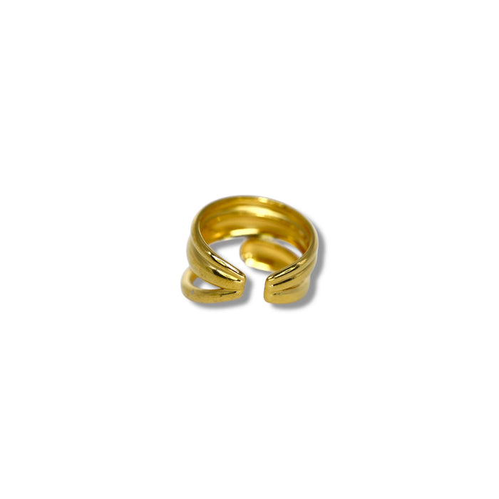 Bague ajustable en acier inoxydable ✨