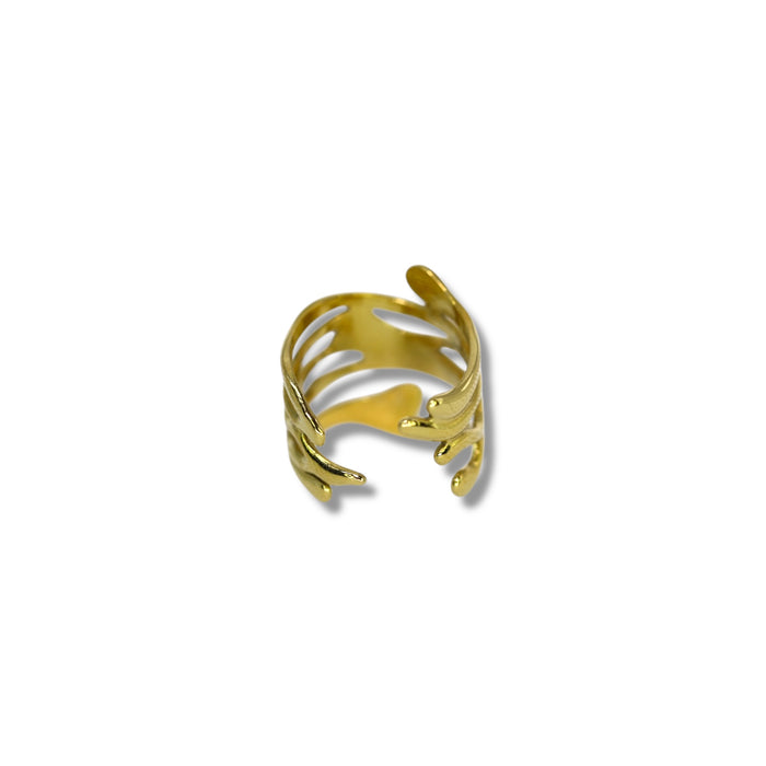 Bague ajustable en acier inoxydable ✨