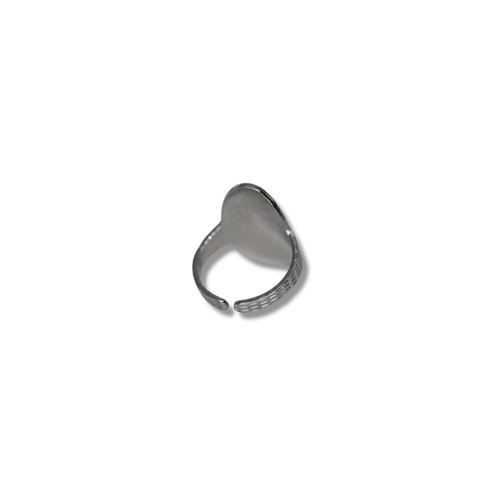 Bague ajustable en acier inoxydable ✨