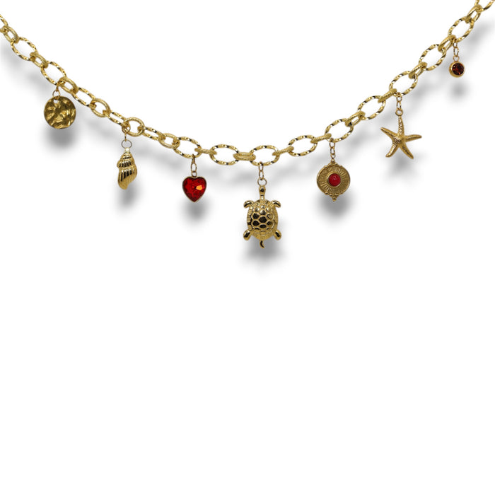 Collier à « charms » – Création unique ✨