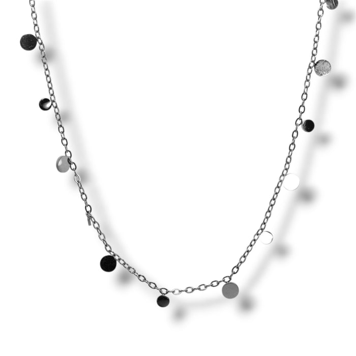 Collier ras de cou Or – Cercles lumineux ✨