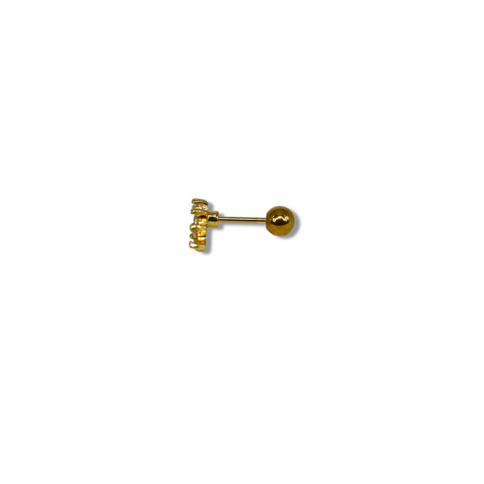 Piercing Feuilles Or - Acier Inoxydable ✨