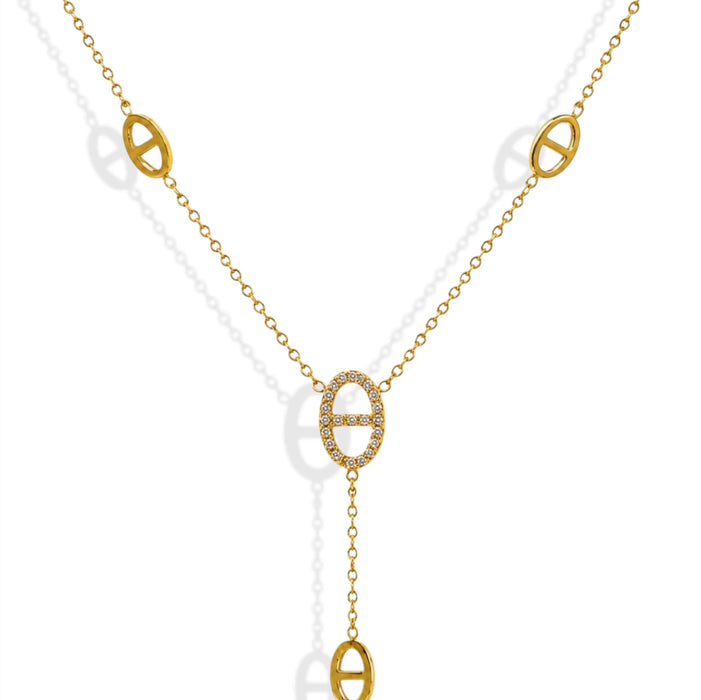 Collier Y "Marine"