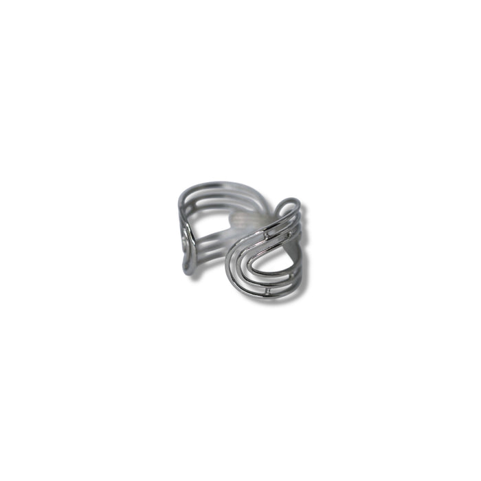 Bague ajustable en acier inoxydable ✨