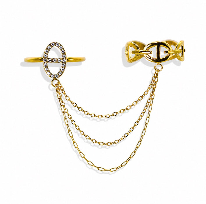 Bagues ajustables "Marine"