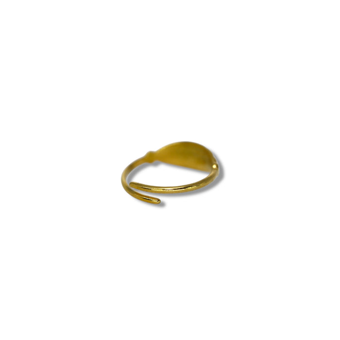 Bague ajustable en acier inoxydable ✨