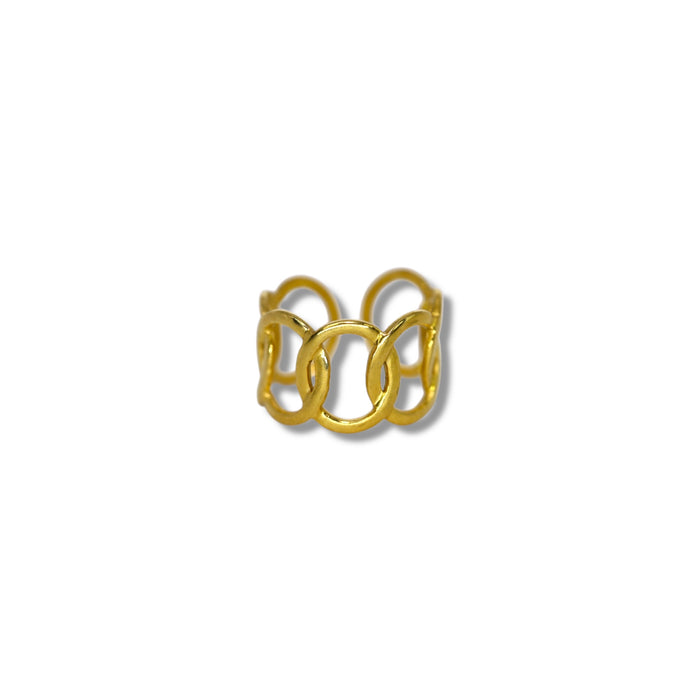 Bague ajustable en acier inoxydable ✨