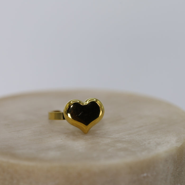 Bague dorée ajustable en acier inoxydable ✨