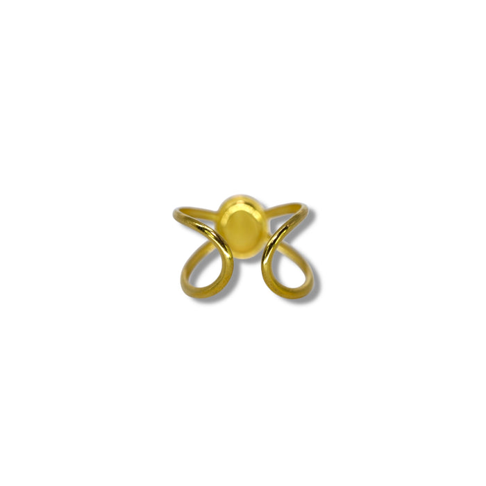 Bague ajustable en acier inoxydable ✨