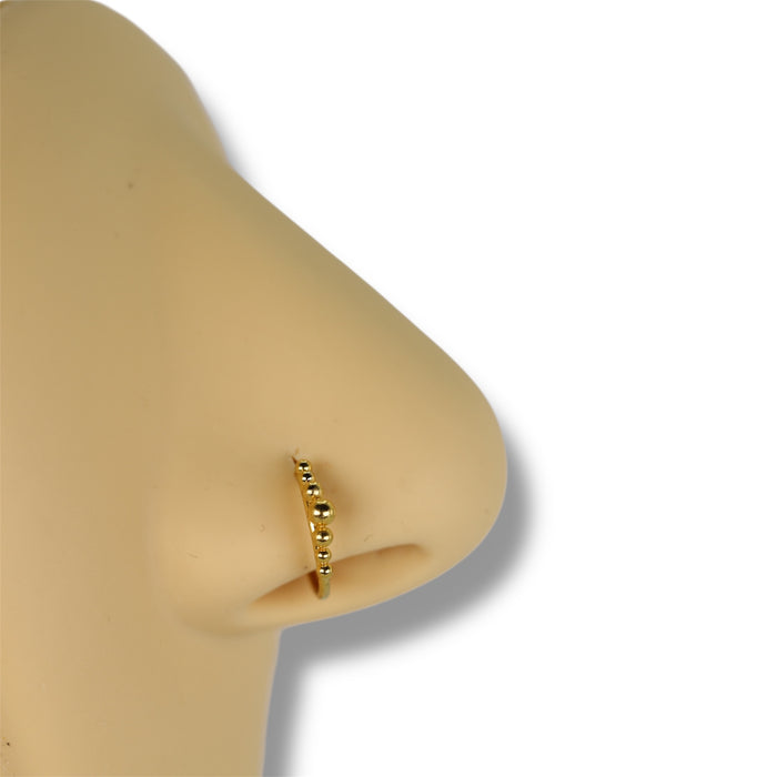 Piercing Nostril Anneau bille en Acier Inoxydable ✨
