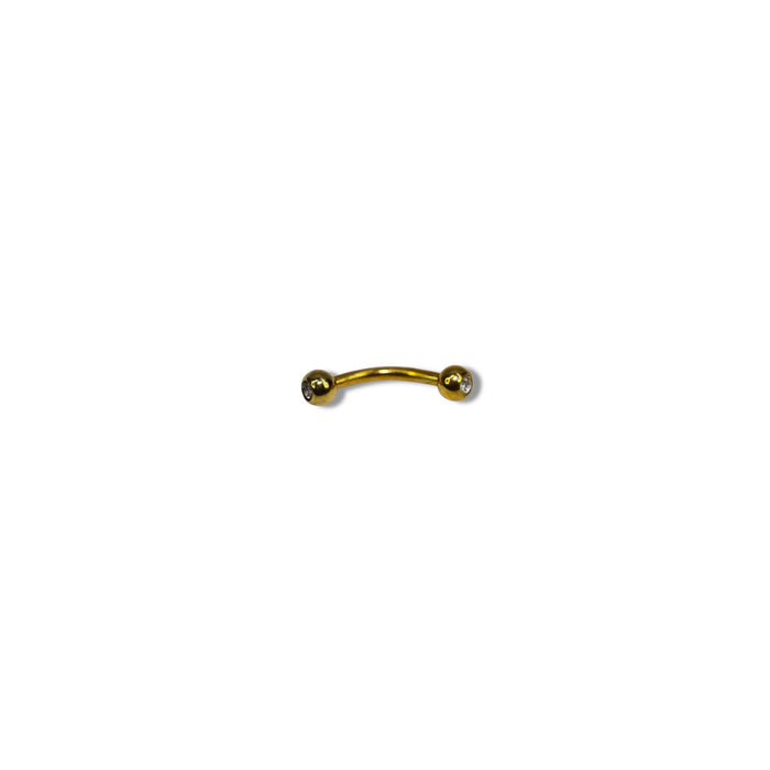 Piercing Barbell Courbé – Acier inoxydable ✨
