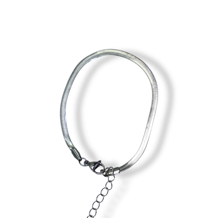 Bracelet maille serpent en acier inoxydable - version petite ✨