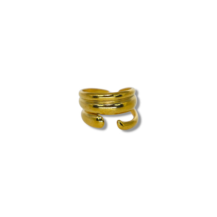 Bague ajustable en acier inoxydable ✨