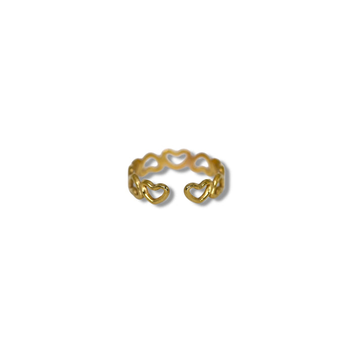 Bague ajustable en acier inoxydable ✨