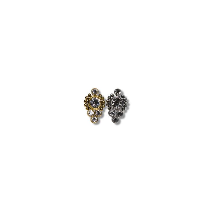 Piercing Majestic Or - Acier Inoxydable ✨