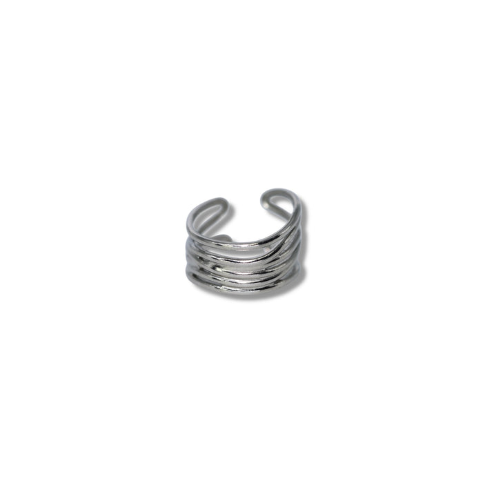 Bague ajustable en acier inoxydable ✨