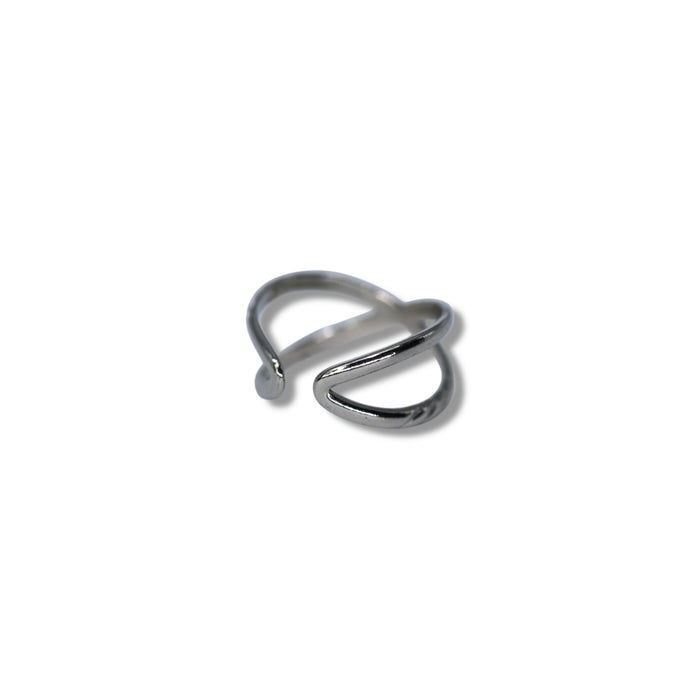 Bague ajustable en acier inoxydable ✨