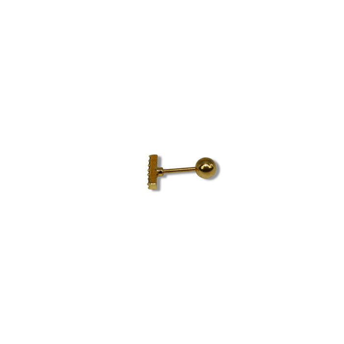 Piercing Strass Vertical – Acier Inoxydable ✨