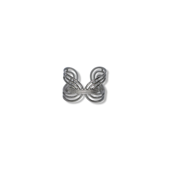 Bague ajustable en acier inoxydable ✨