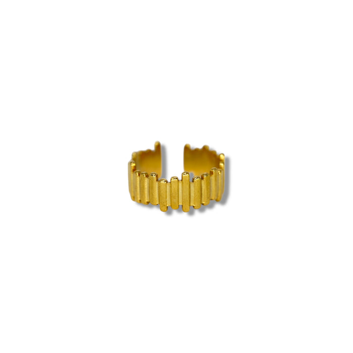 Bague ajustable en acier inoxydable ✨