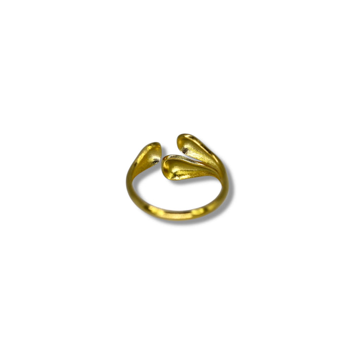 Bague ajustable en acier inoxydable ✨