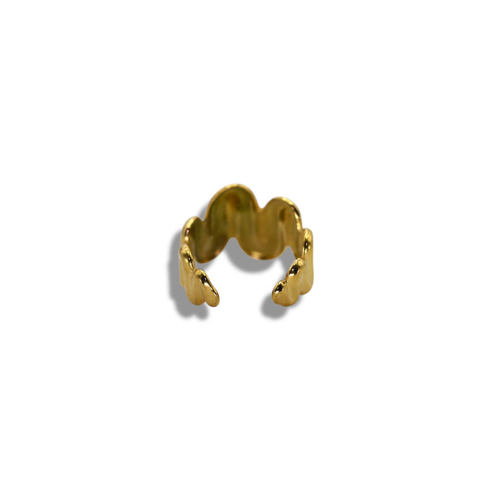 Bague ajustable en acier inoxydable ✨