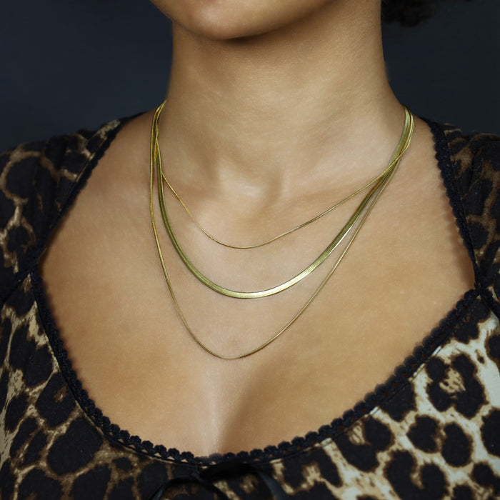 Collier 3 en 1 dorée - Acier Inoxydable ✨