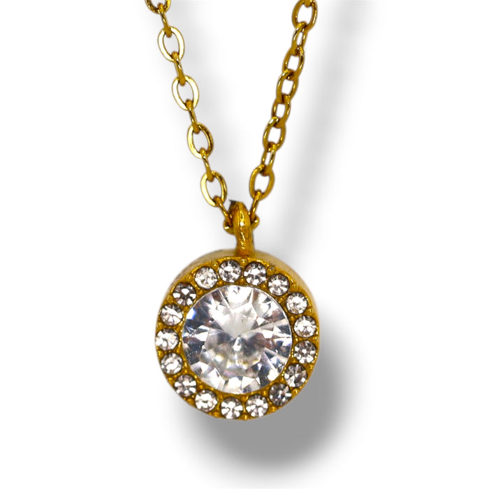 Collier pendentif scintillant - Acier Inoxydable ✨