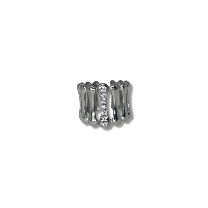 Bague ajustable en acier inoxydable ✨