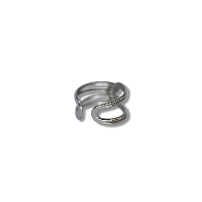 Bague ajustable en acier inoxydable ✨