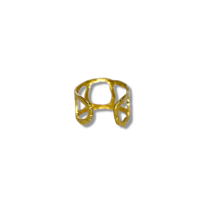 Bague ajustable en acier inoxydable ✨