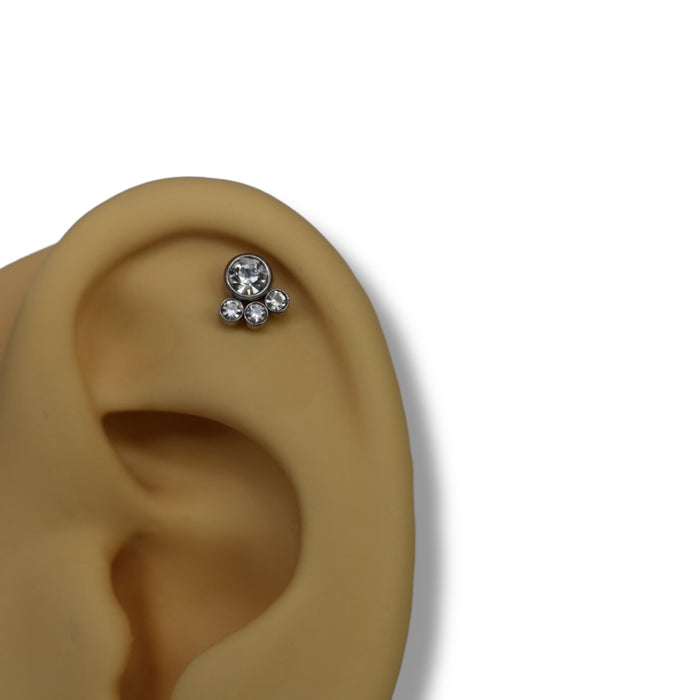 Piercing Halo Éclat - Acier Inoxydable ✨