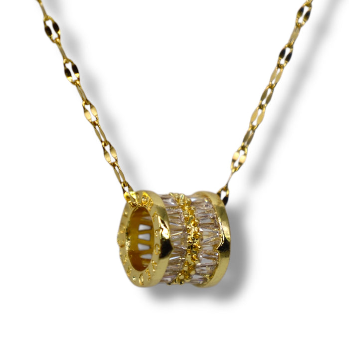 Collier Roulotte en Zirconium – Élégance et Raffinement ✨