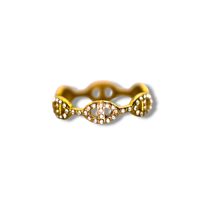 Bague Maille Marine