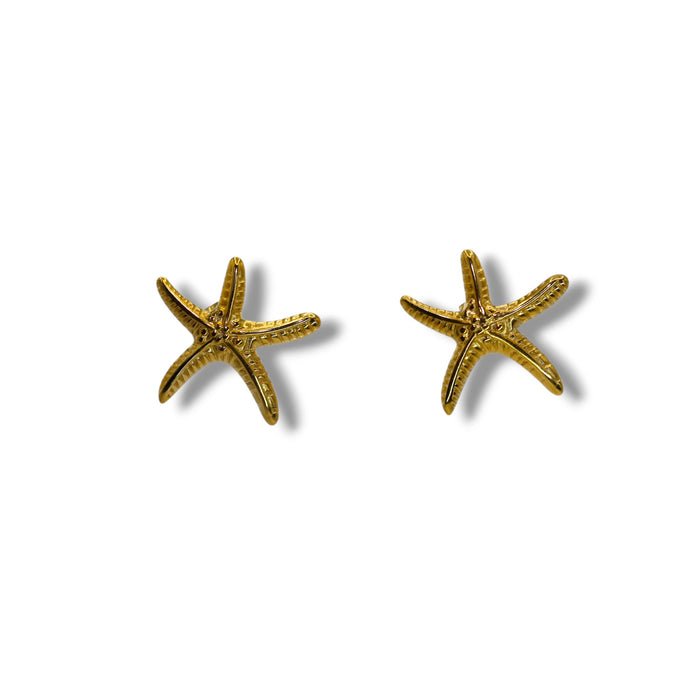 Boucles d’oreilles dorées – Coquillage ✨