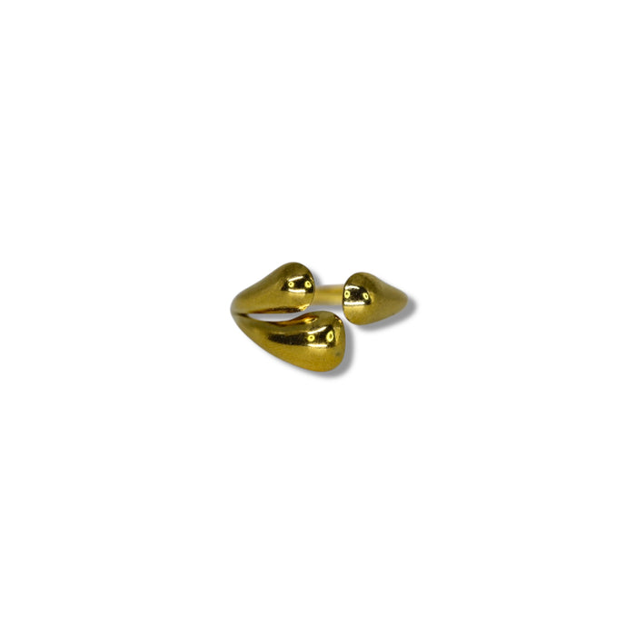 Bague ajustable en acier inoxydable ✨